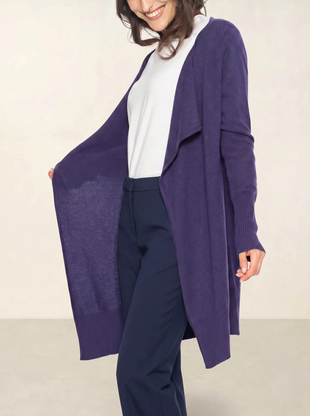 CHÉSERY Jacket Long Purple