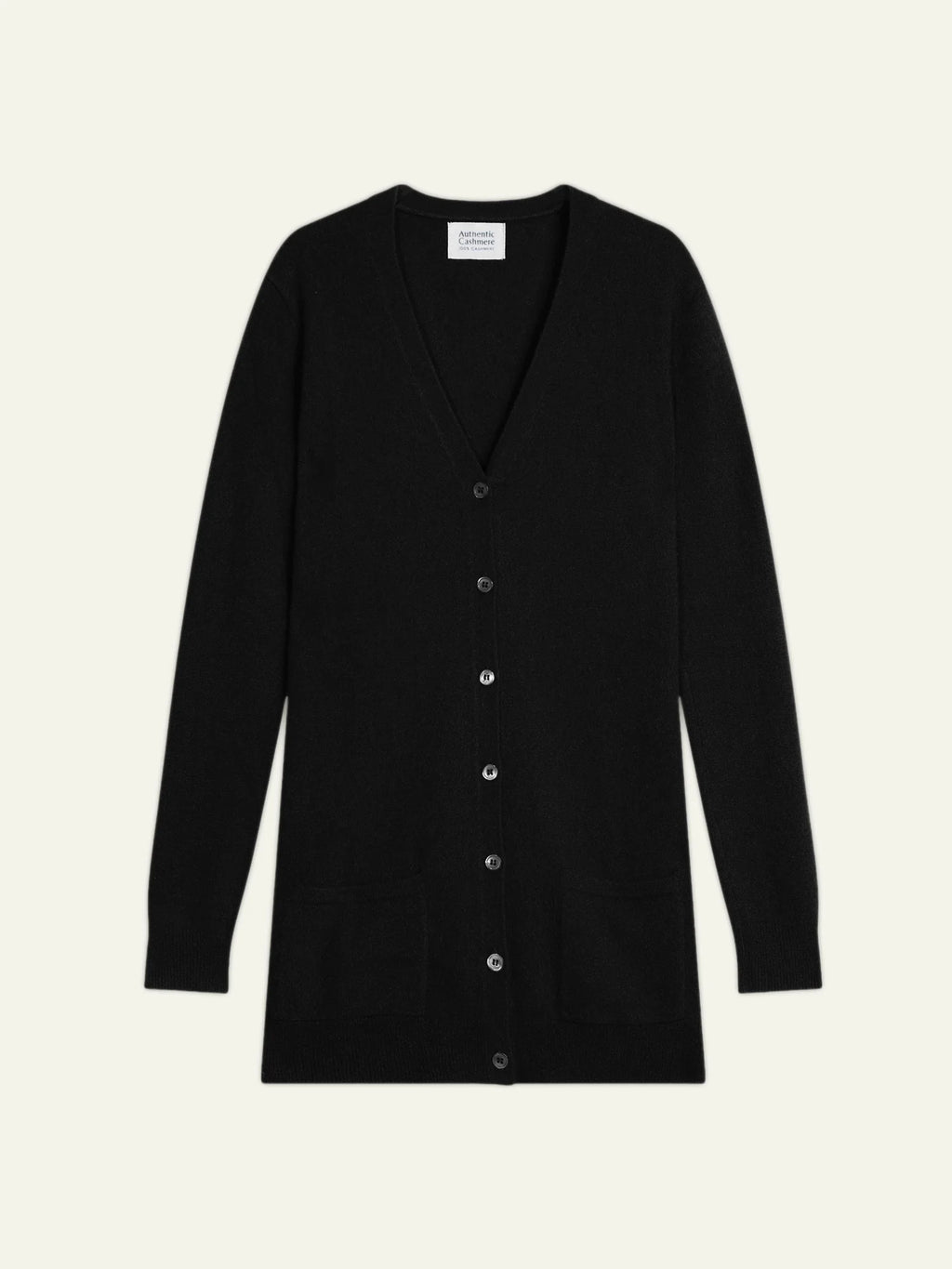 CIMET cardigan col V noir