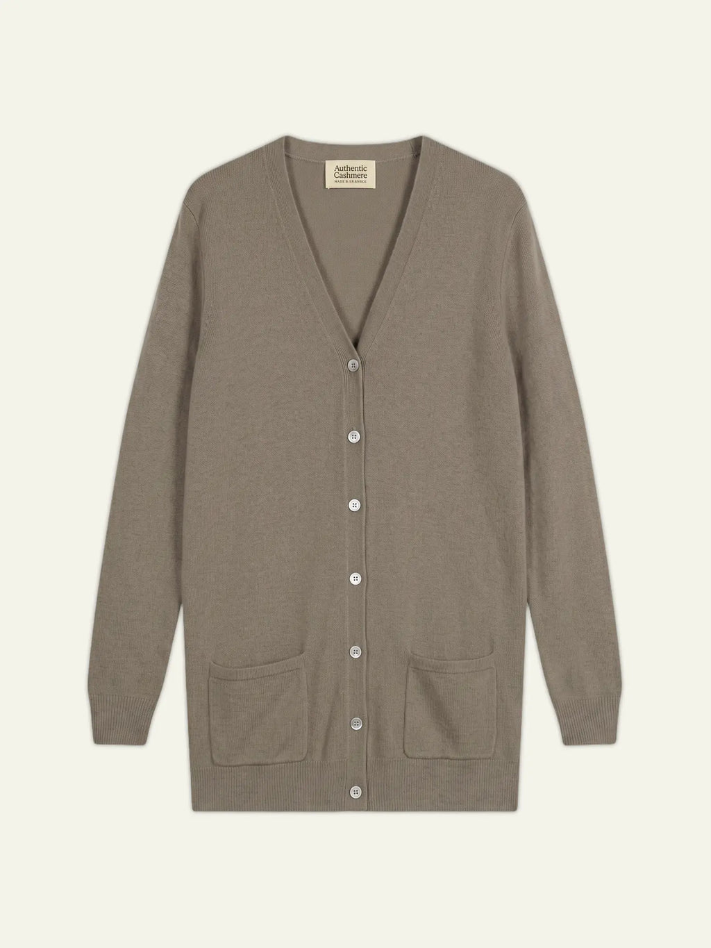 CIMET cardigan col V army