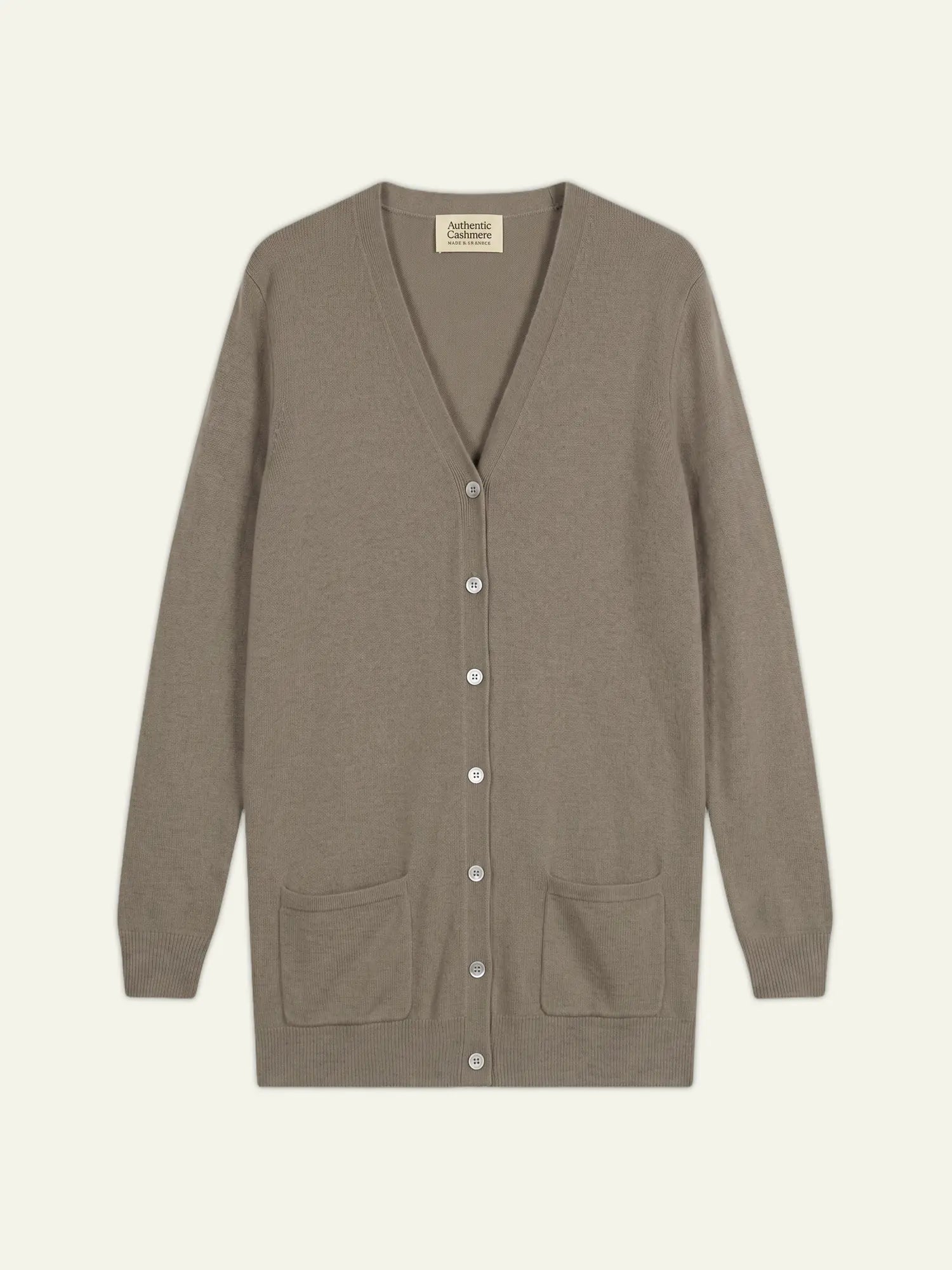 CIMET cardigan col V army