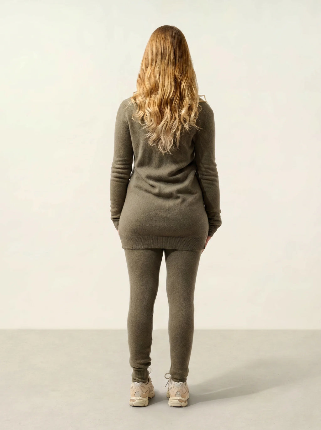 CIMET cardigan col V army