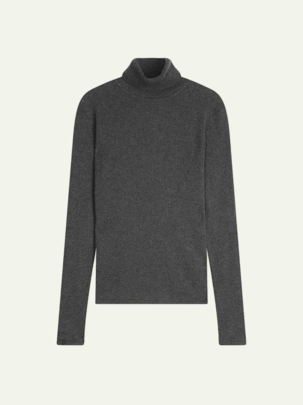 BISE pull col roulé anthracite chiné