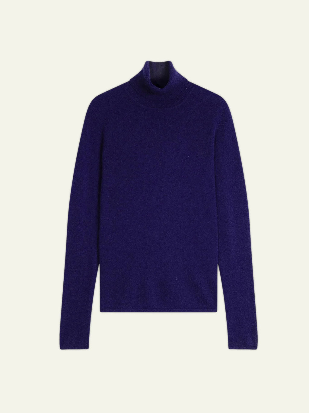 BISE pull col roulé violet