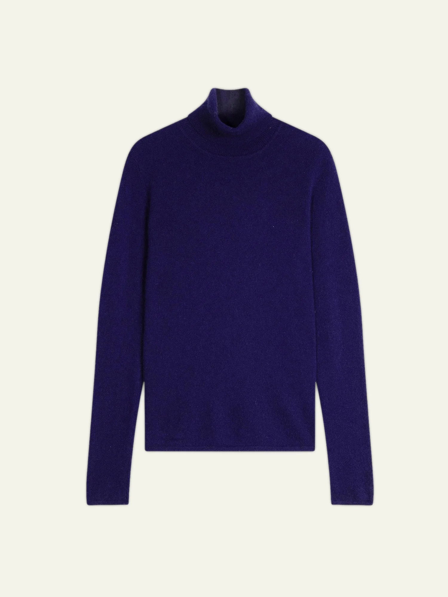 BISE pull col roulé violet