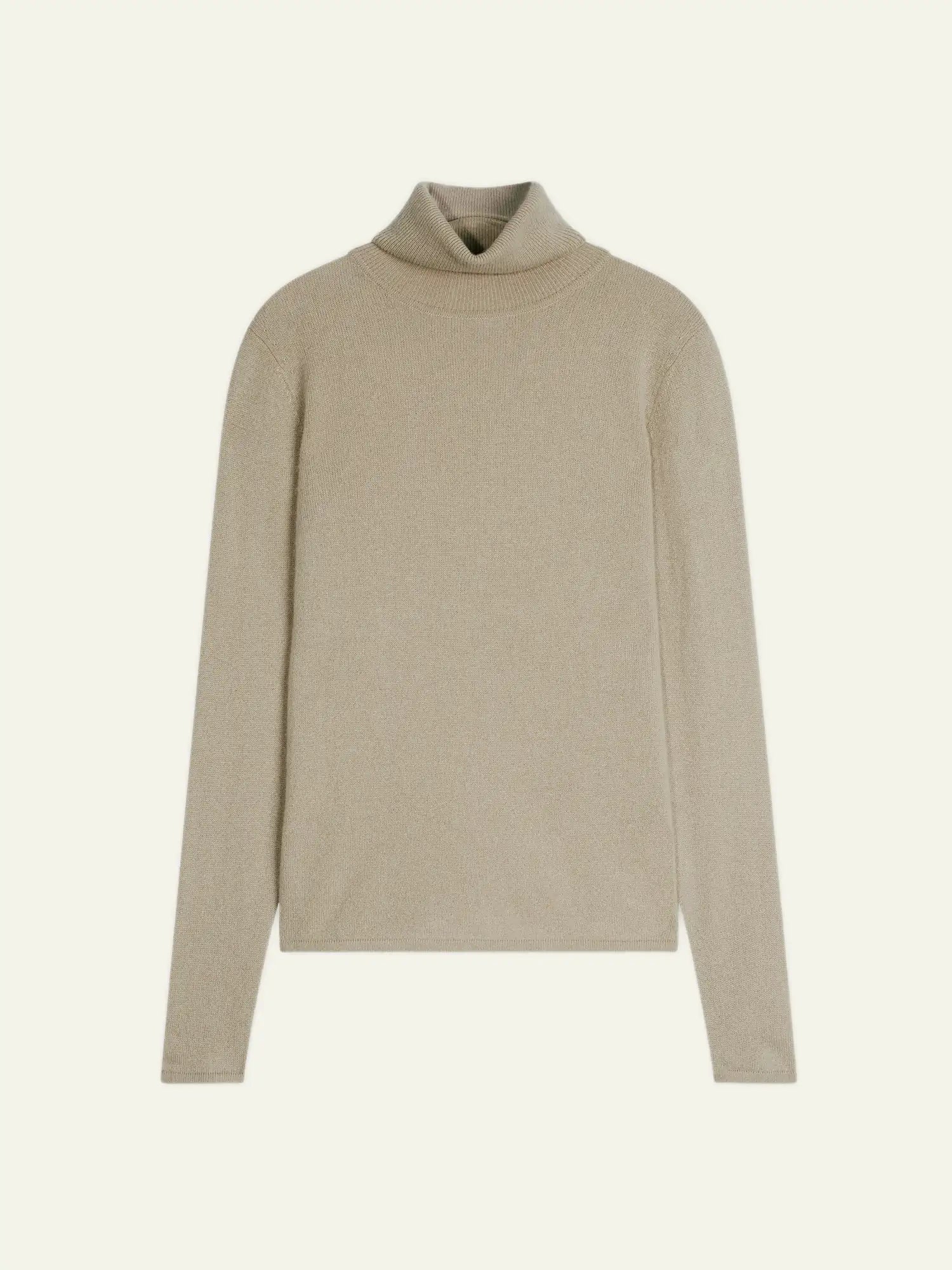 BISE pull col roulé olive