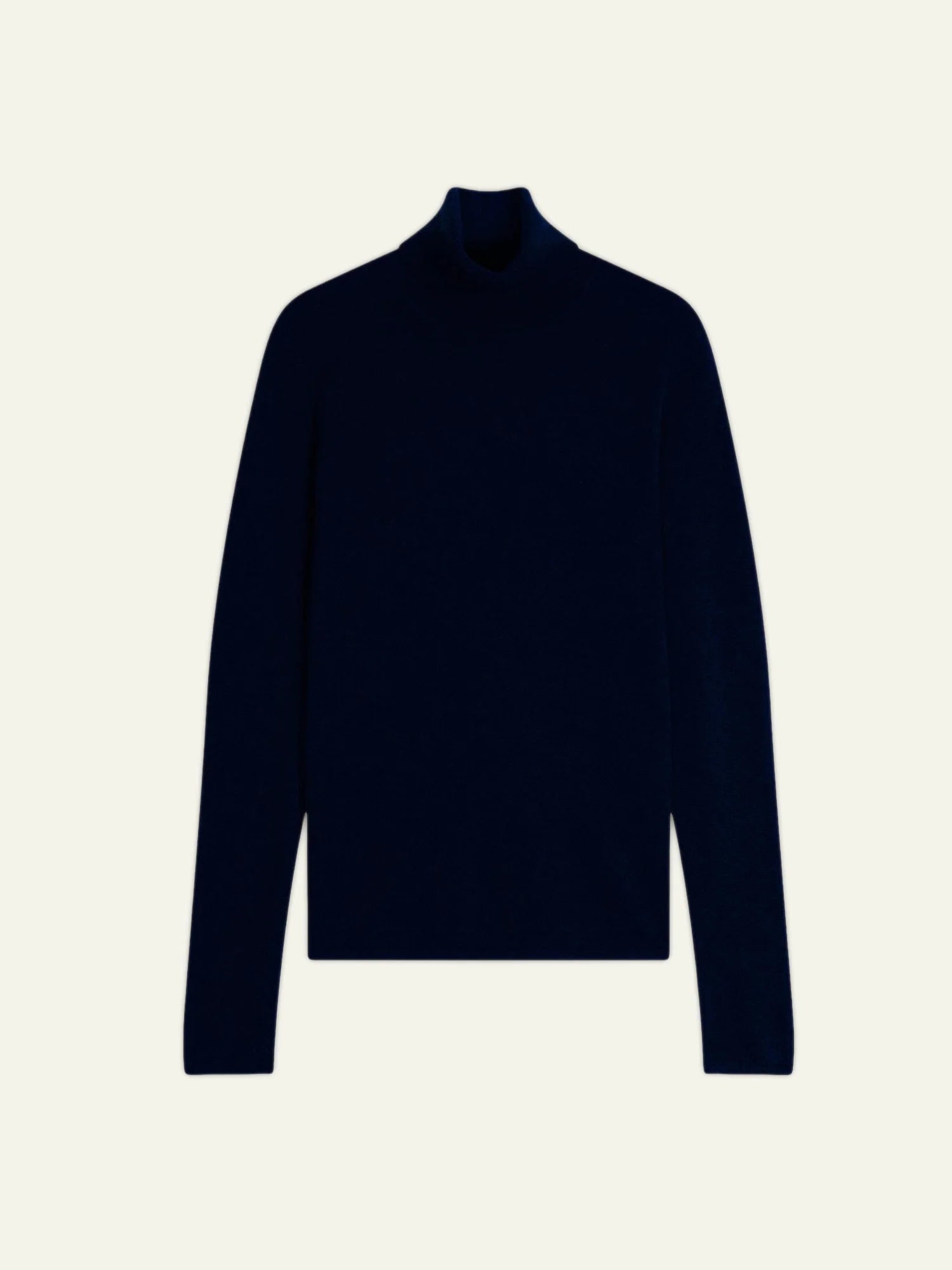 BISE pull col roulé bleu marine