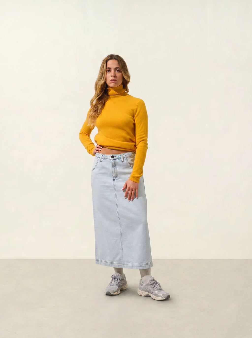 BISE Sweater Turtleneck Turmeric