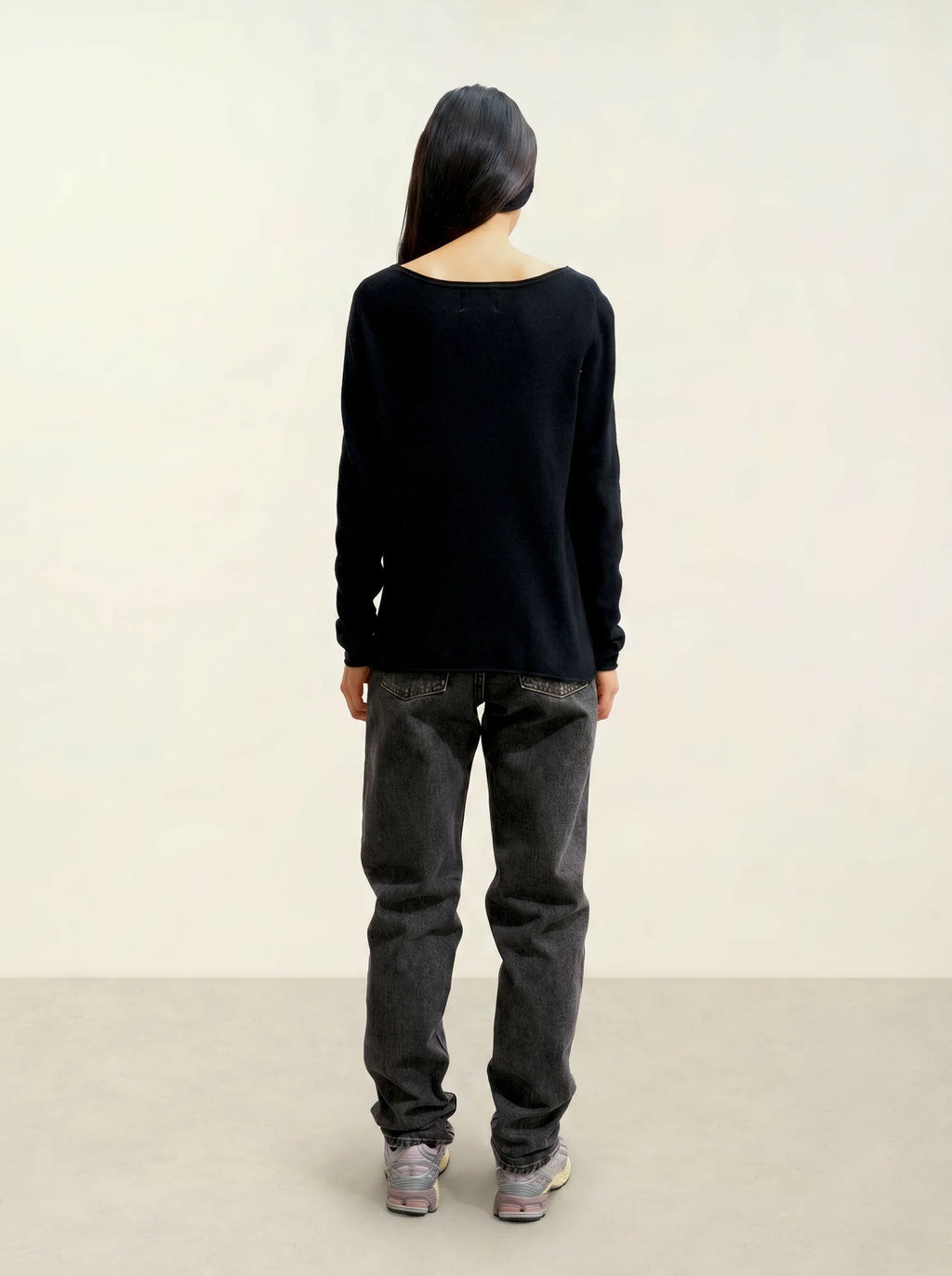 CRIOU pull col bateau noir