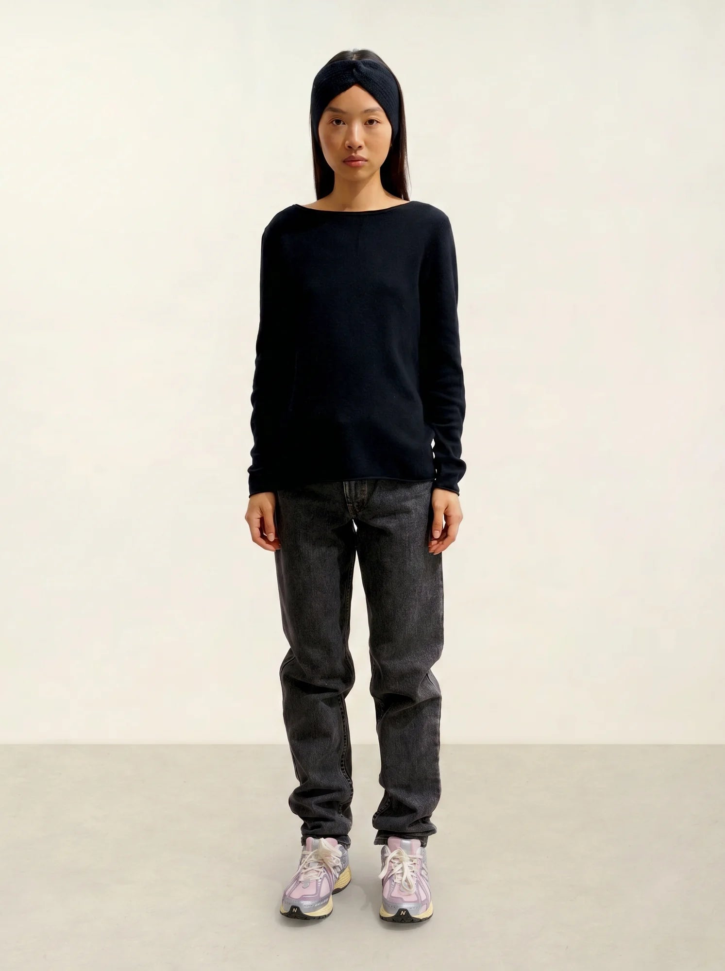 CRIOU pull col bateau noir