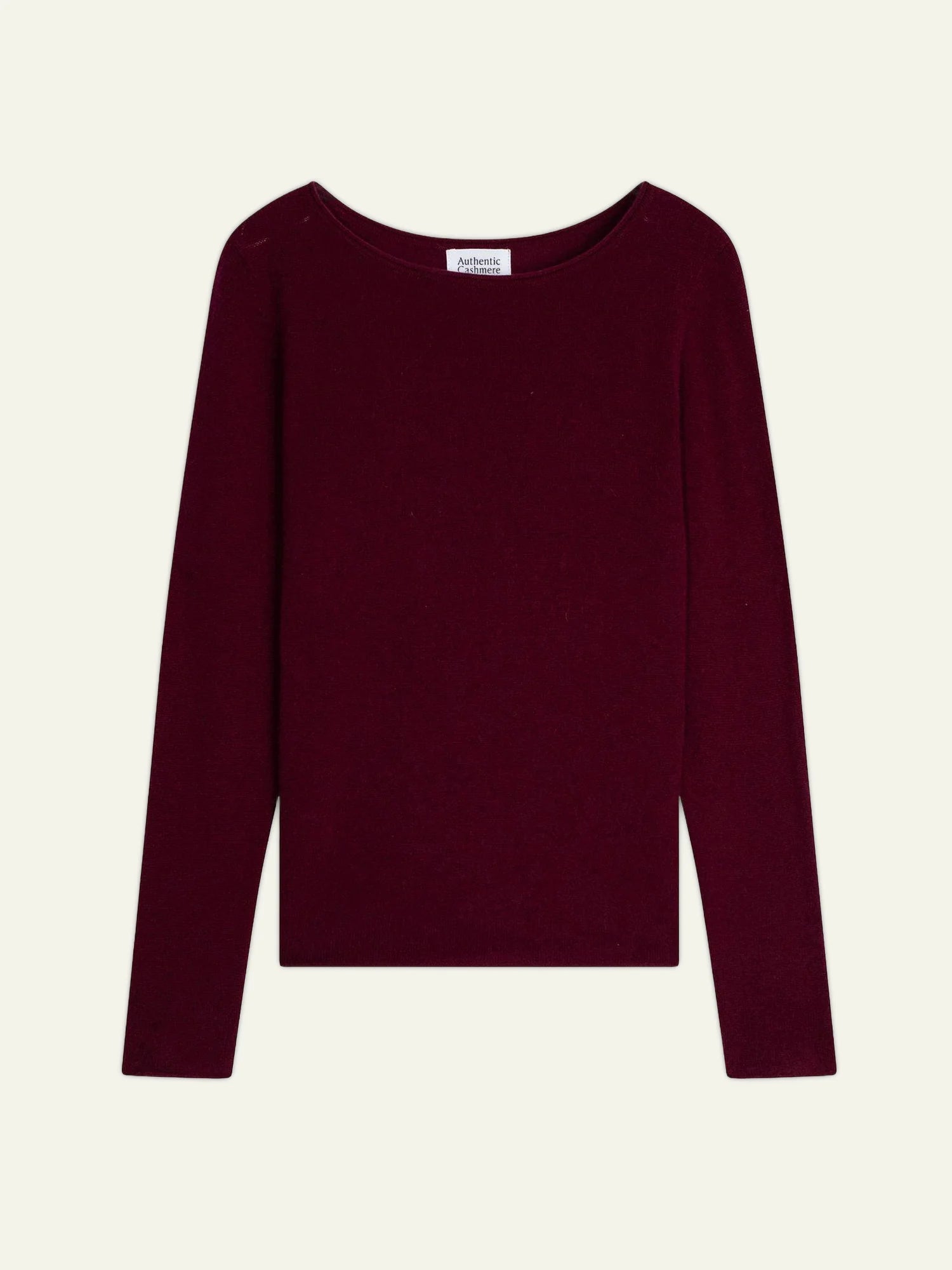 CRIOU pull col bateau bordeaux