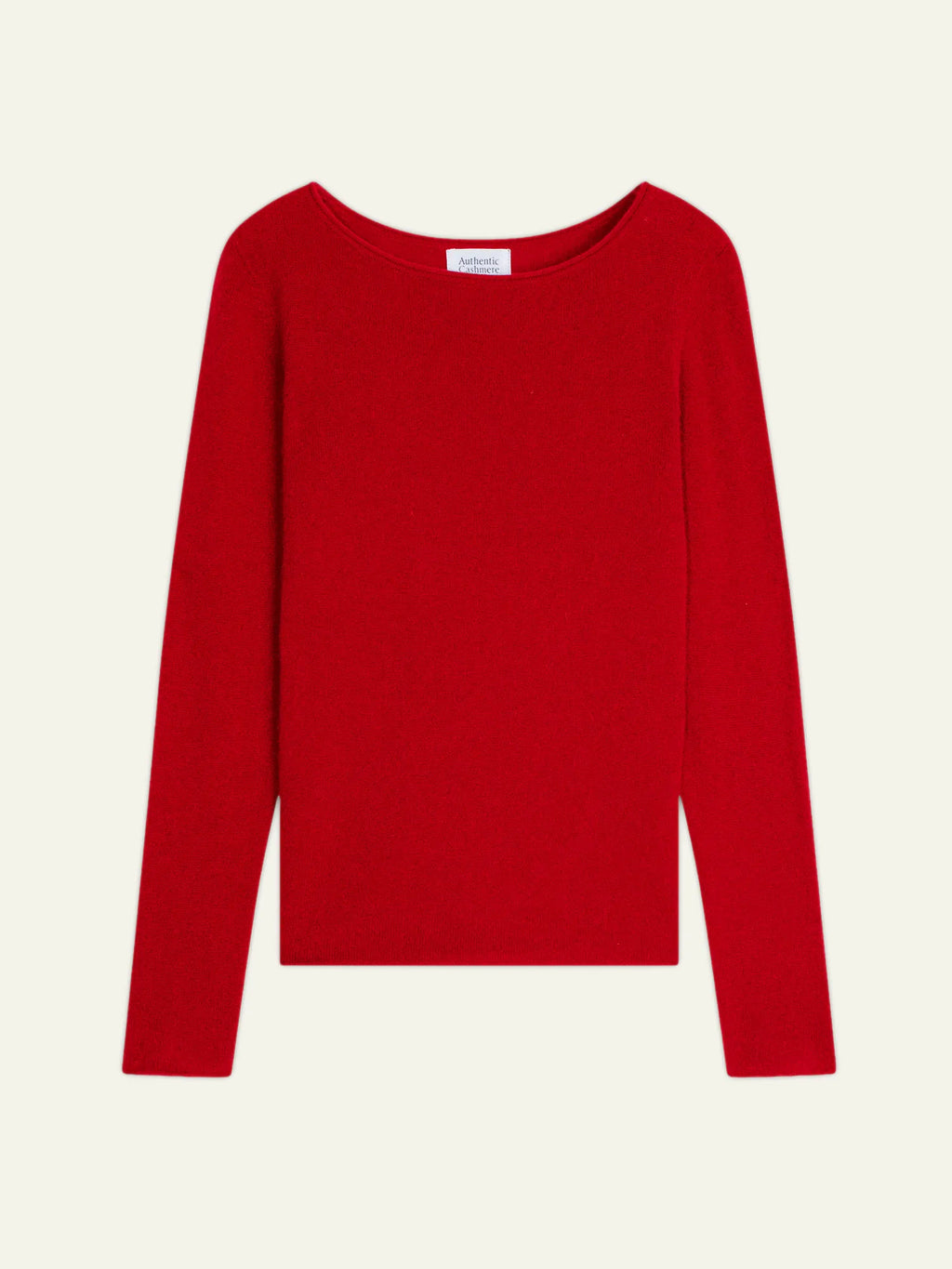 CRIOU pullover u-boot-ausschnitt rot