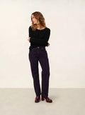LANFON pull col rond noir