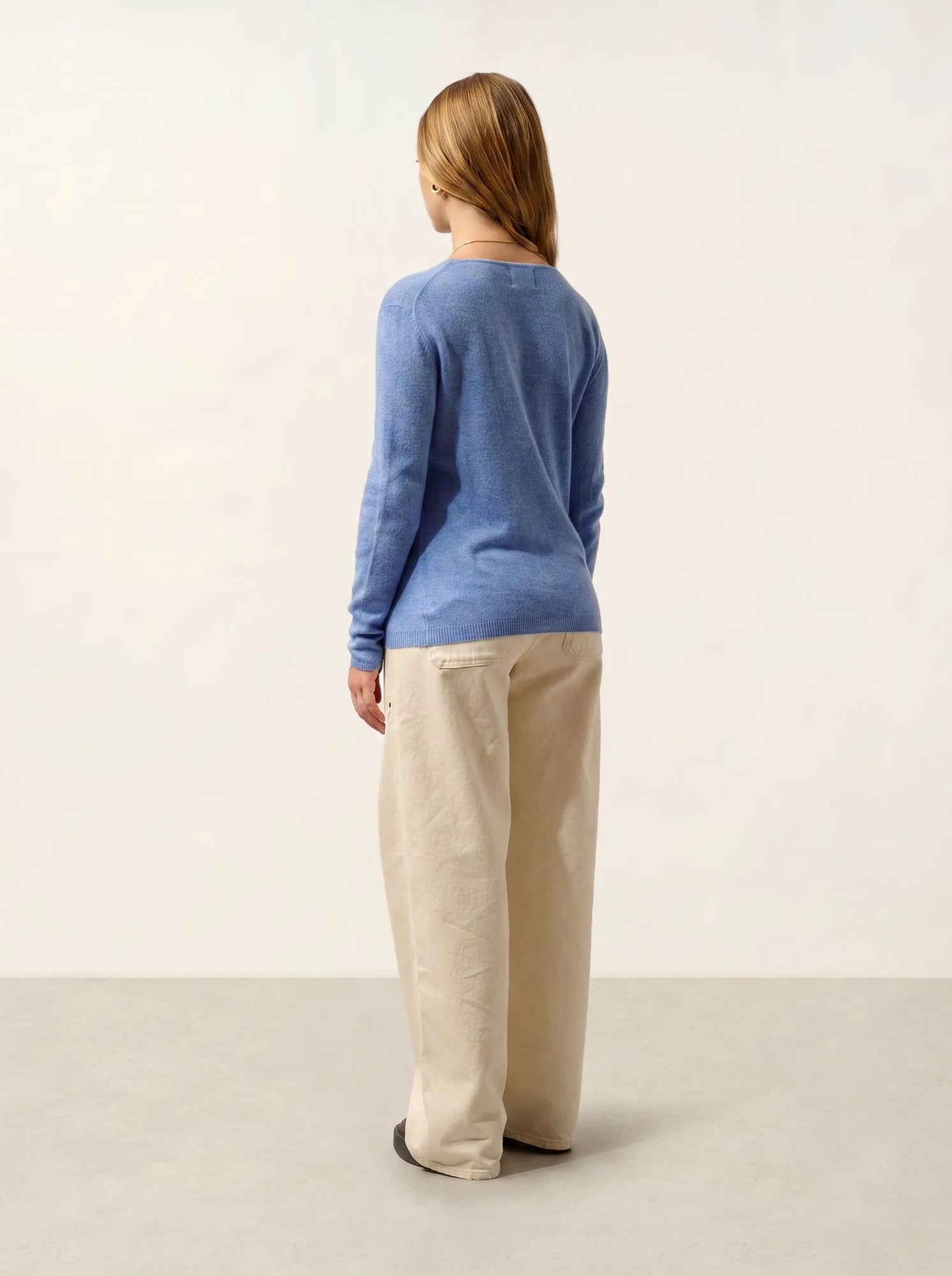 LANFON sweater crew neck sky