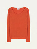 LANFON Pull Col Rond Orange