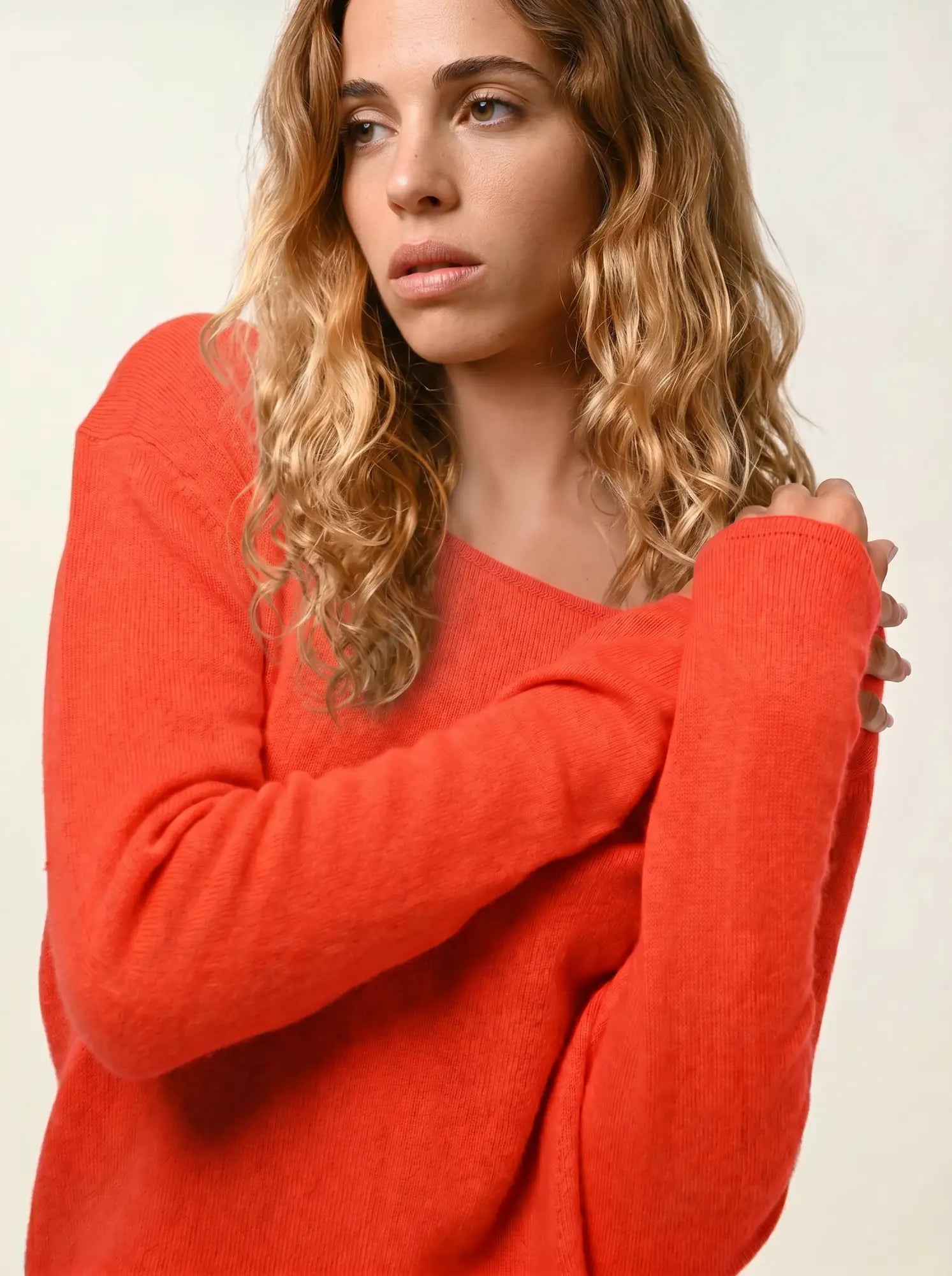LANFON pull col rond orange