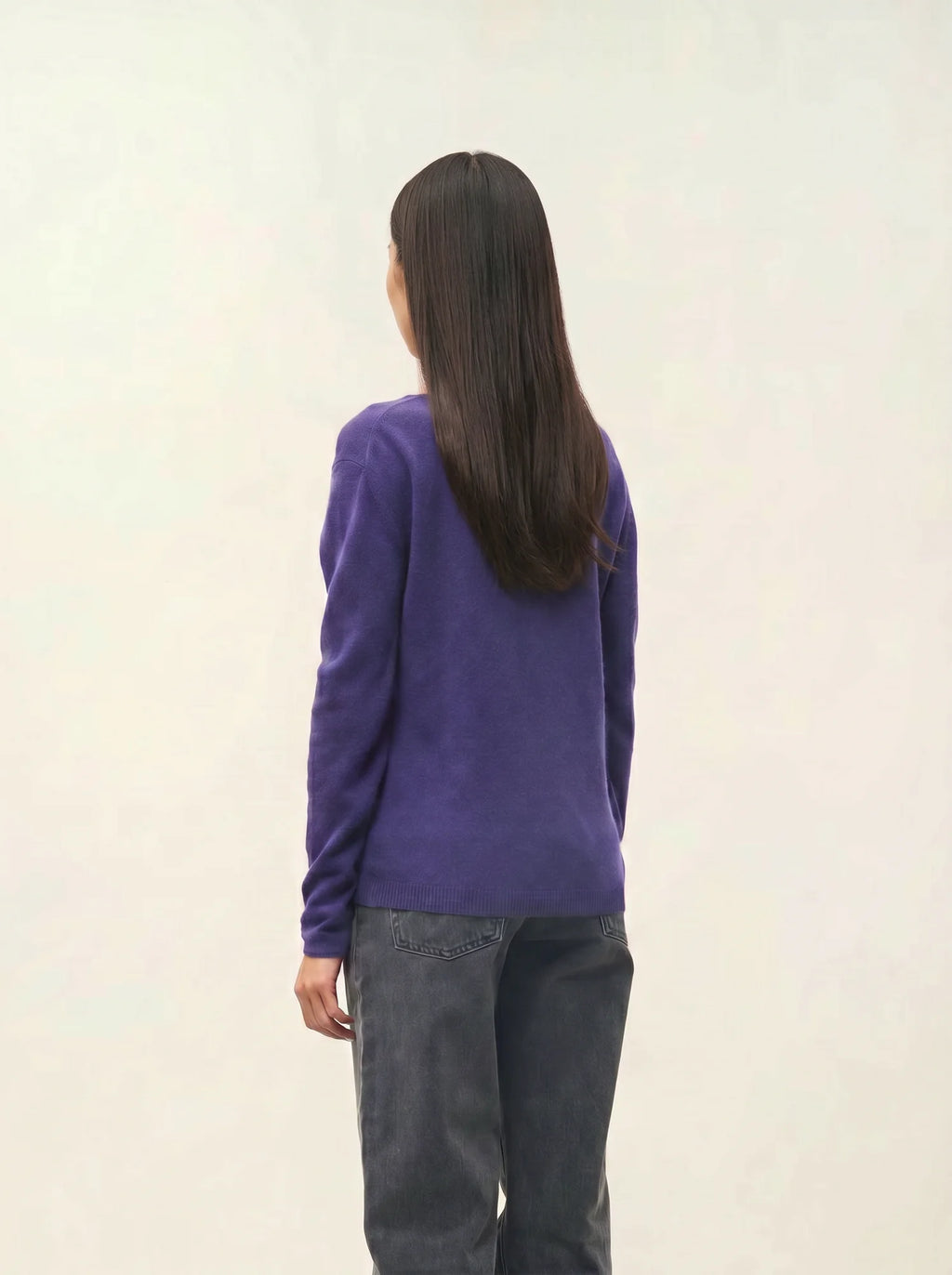 LANFON pull col rond violet