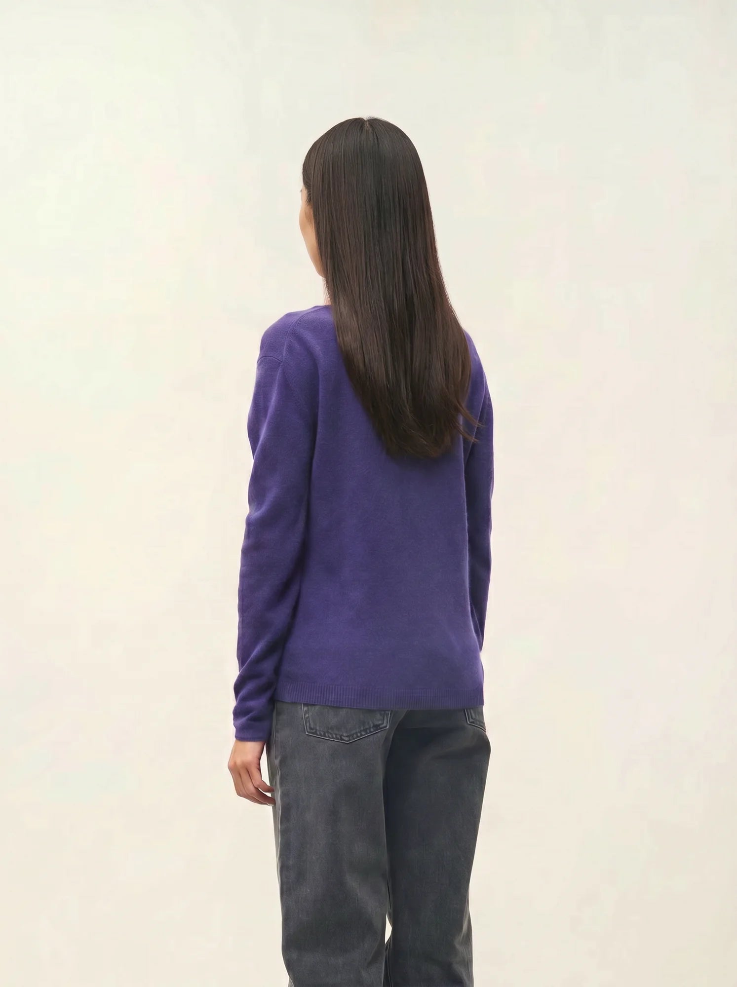 LANFON pull col rond violet