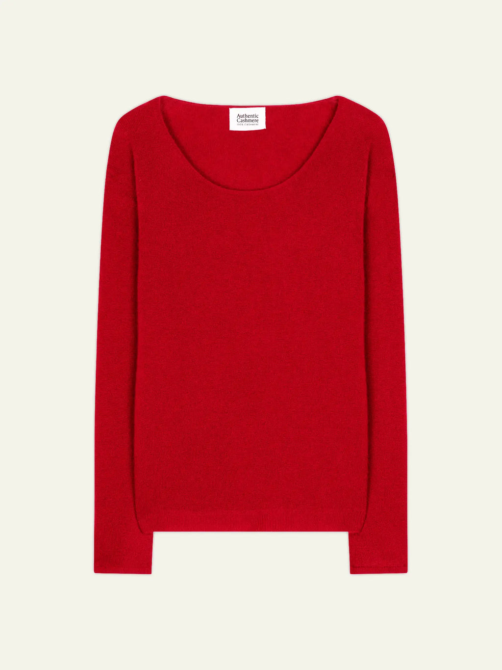 LANFON pullover rundhalsausschnitt rot