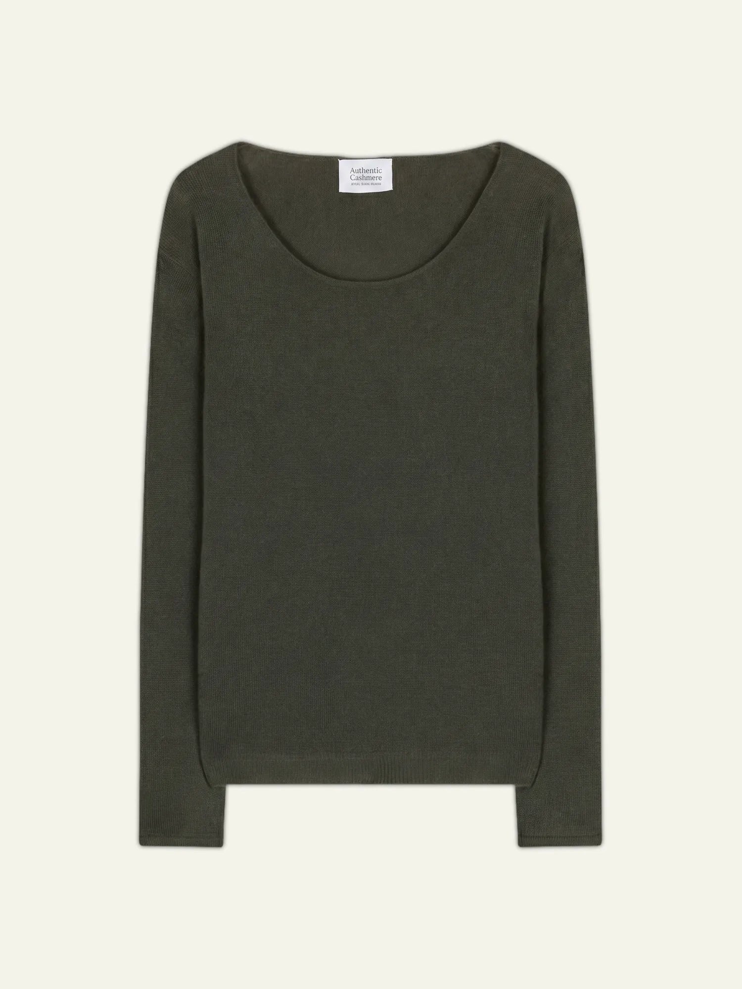 LANFON pull col rond kaki