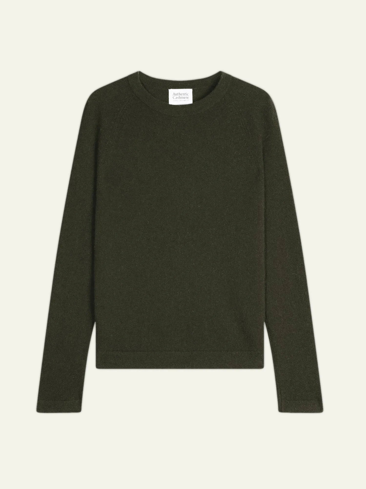 ECRIN pull col rond kaki