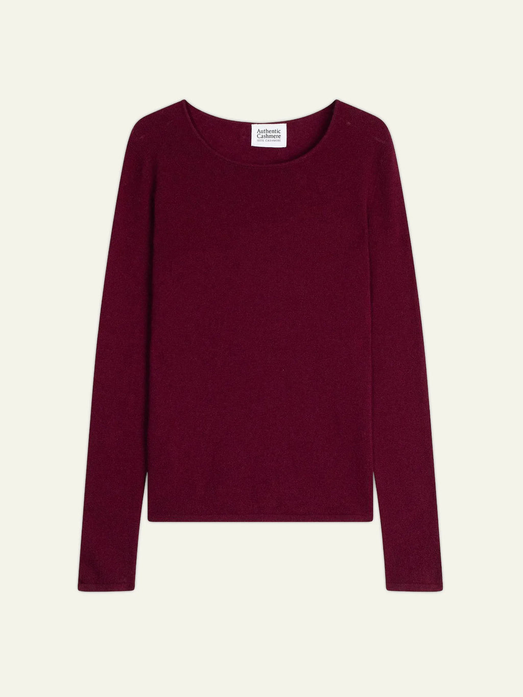 EPÉNA pullover rundhalsausschnitt bordeaux