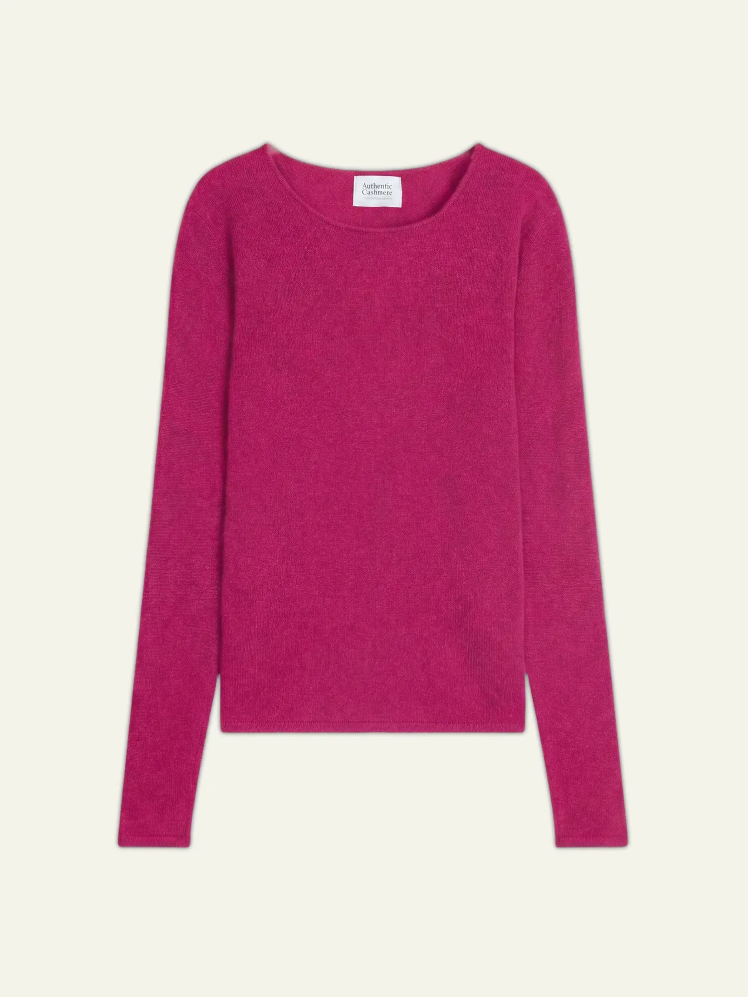EPÉNA pull col rond fuchsia