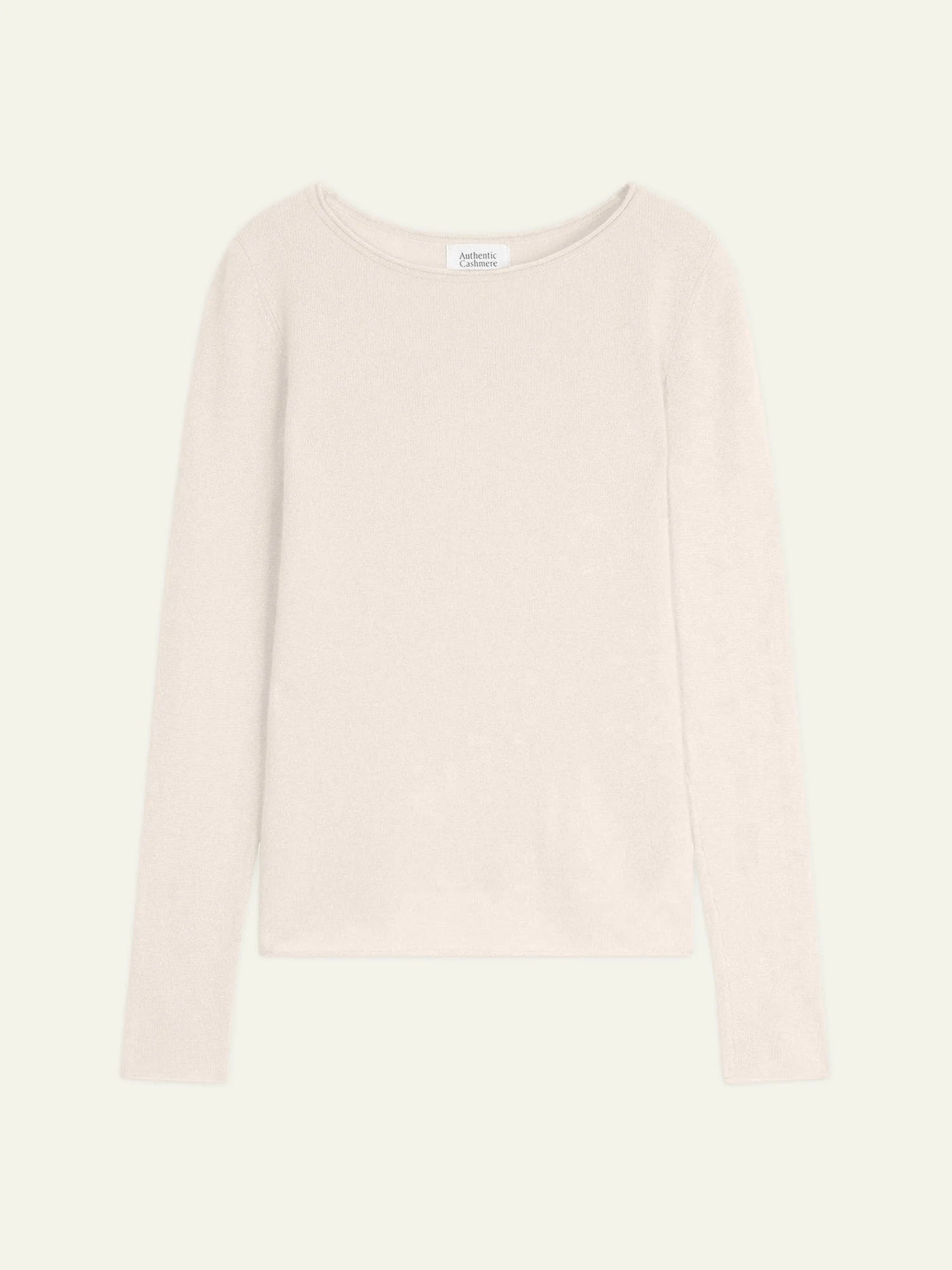 EPÉNA pull col rond ivoire