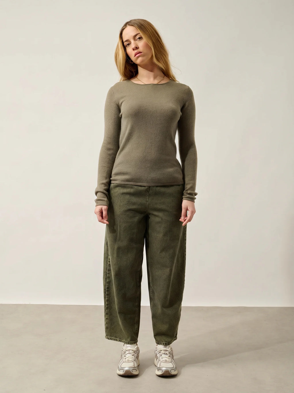 EPÉNA pull col rond army