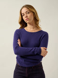 EPÉNA Pullover Rundhalsausschnitt Violett
