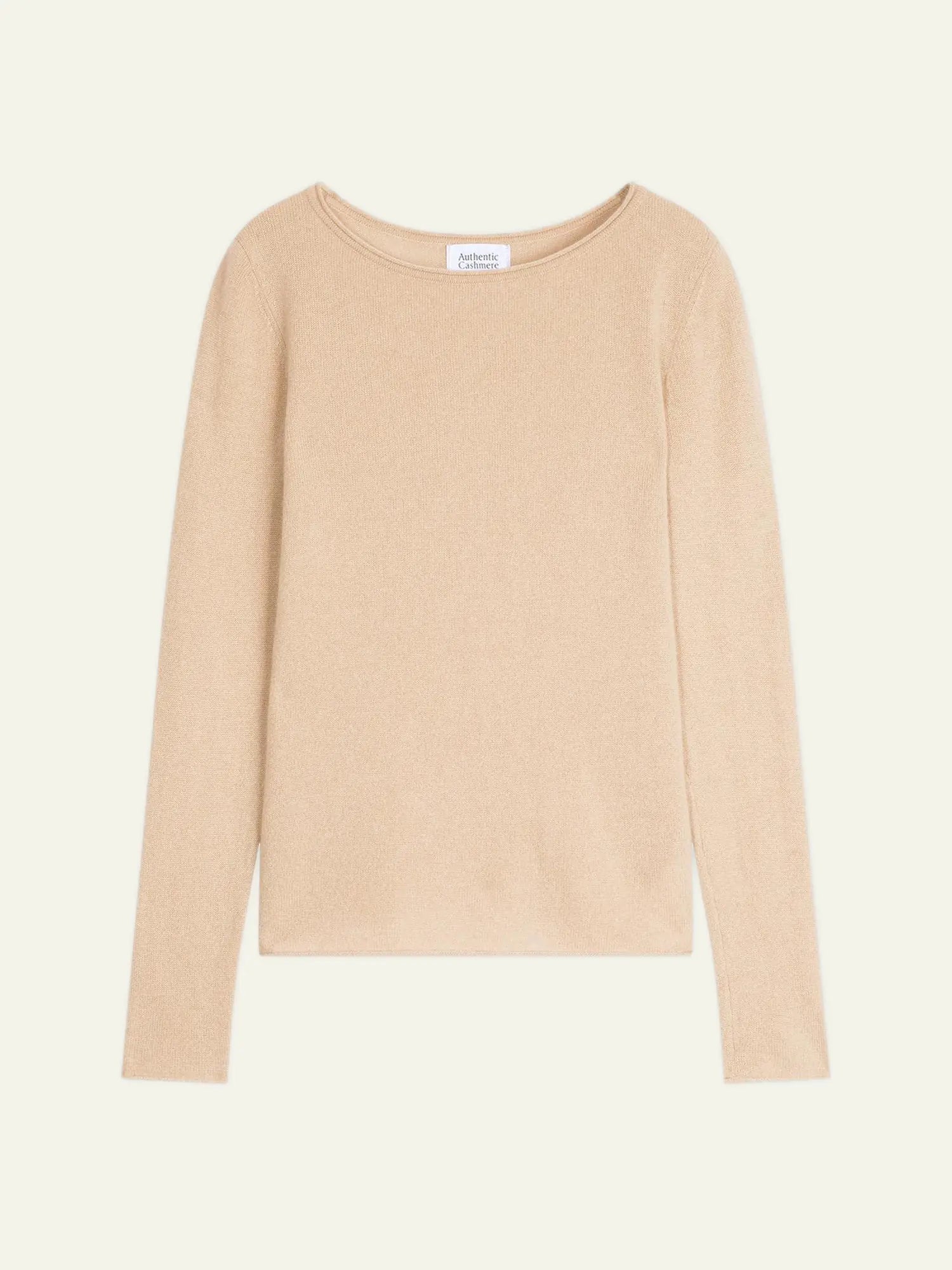 EPÉNA pull col rond sable