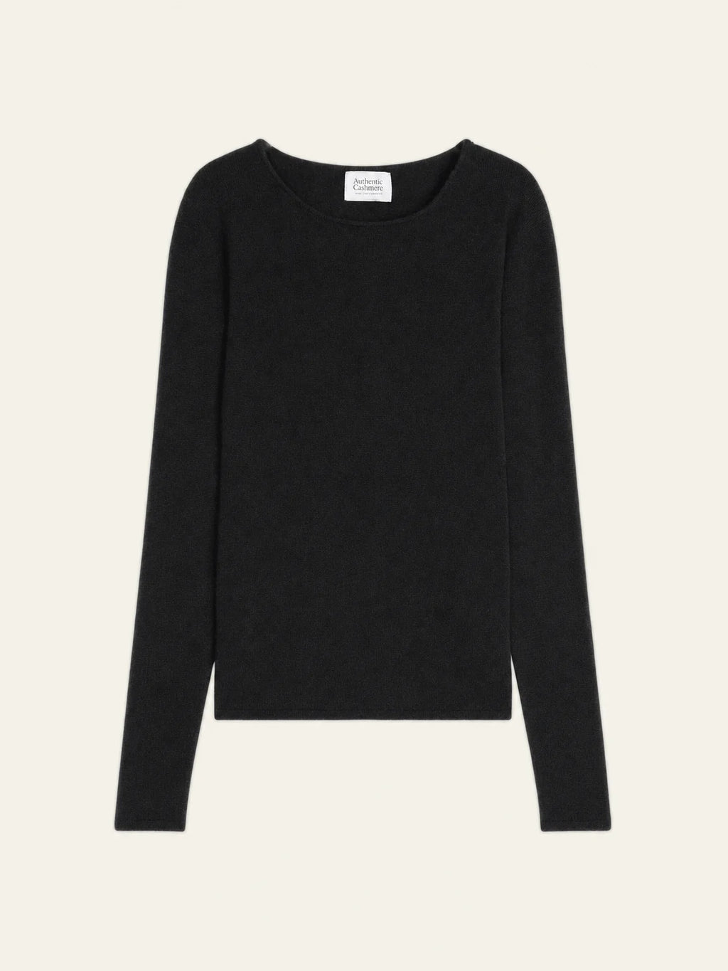EPÉNA pull col rond noir
