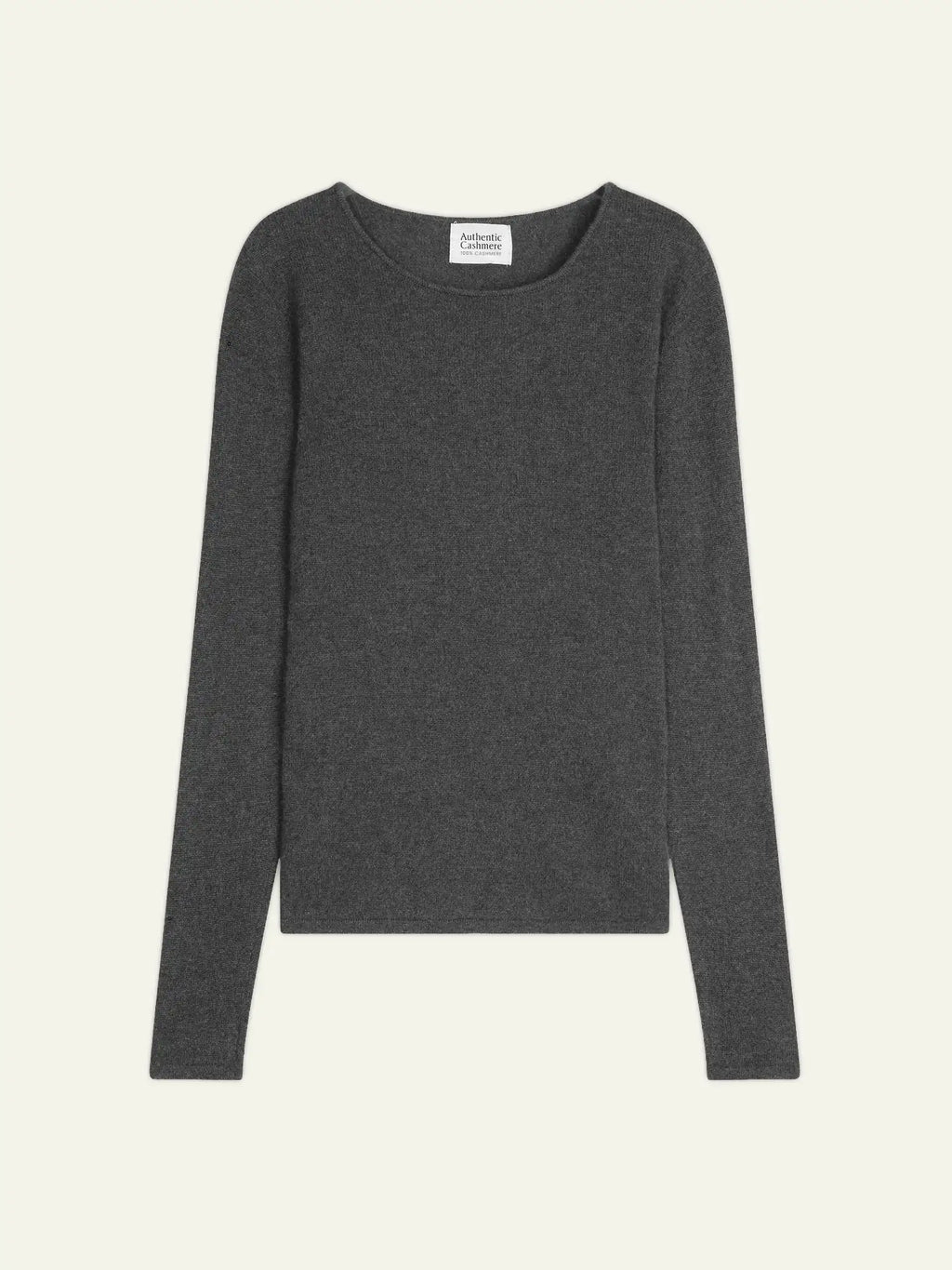EPÉNA Pullover Rundhalsausschnitt Anthrazit meliert