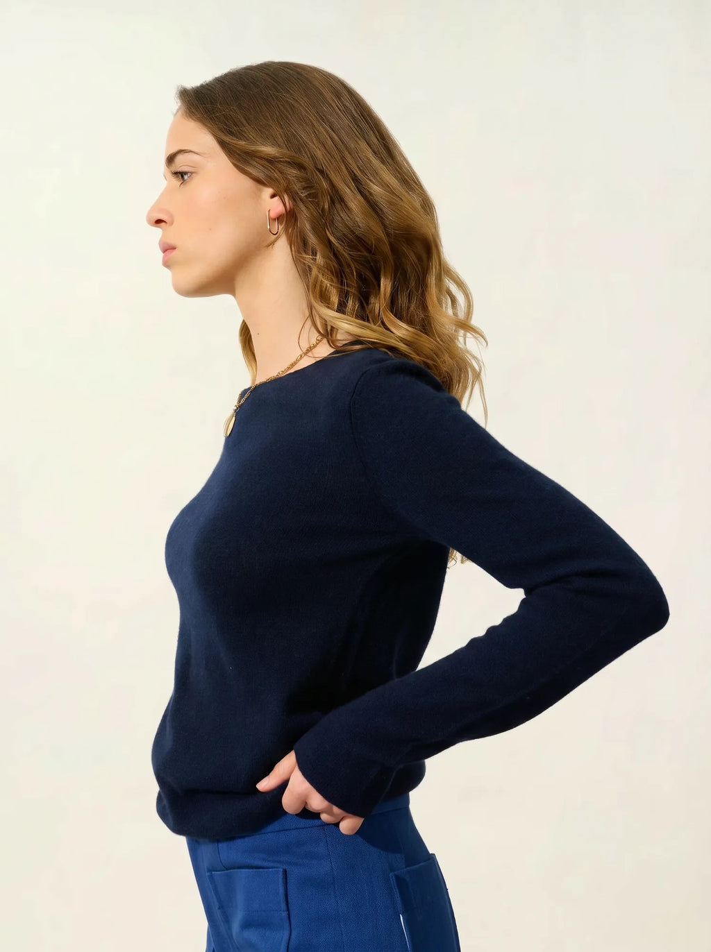 EPÉNA Sweater Crew Neck Navy