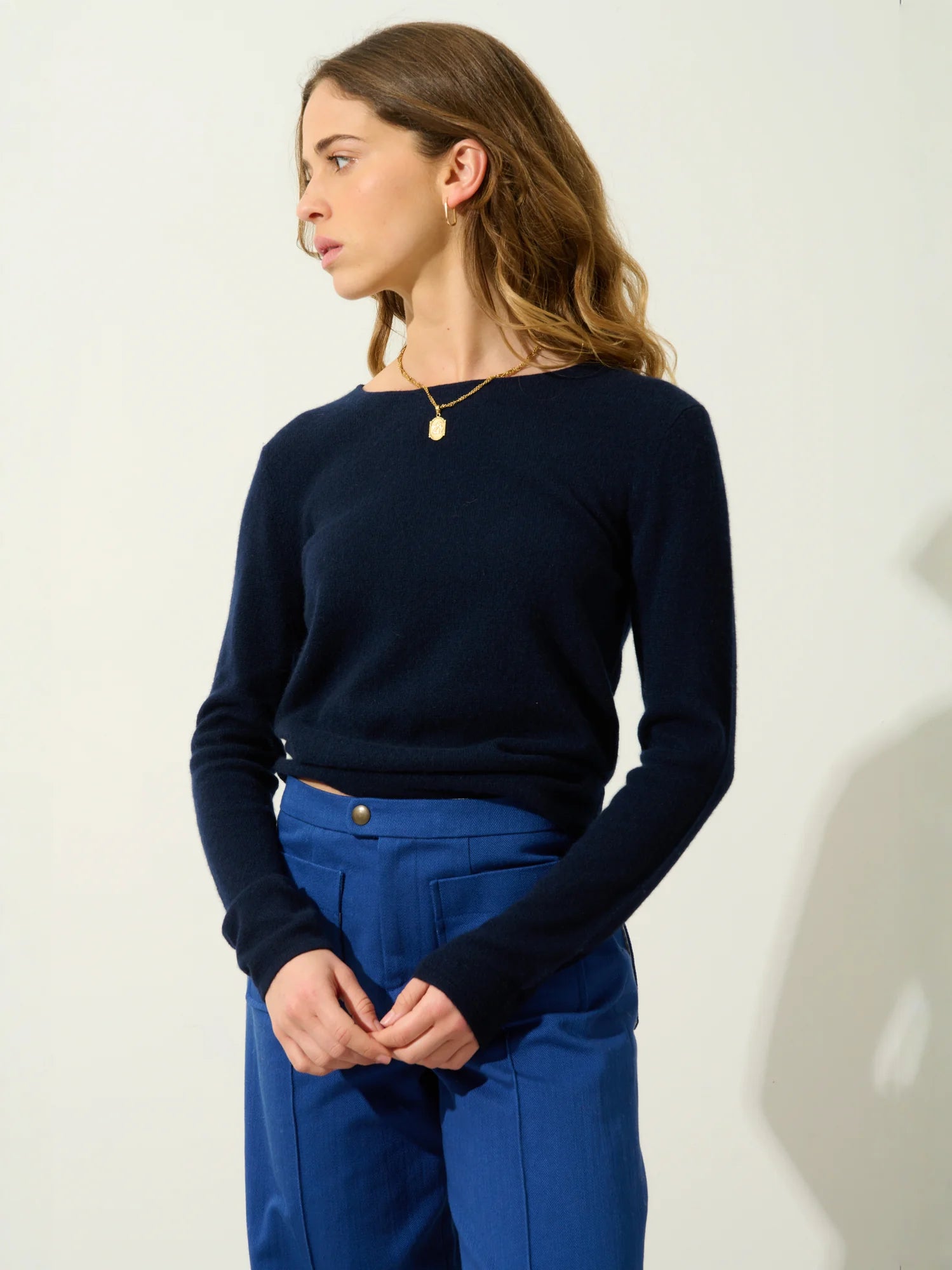 EPÉNA Sweater Crew Neck Navy