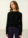 ETRET pull col rond noir