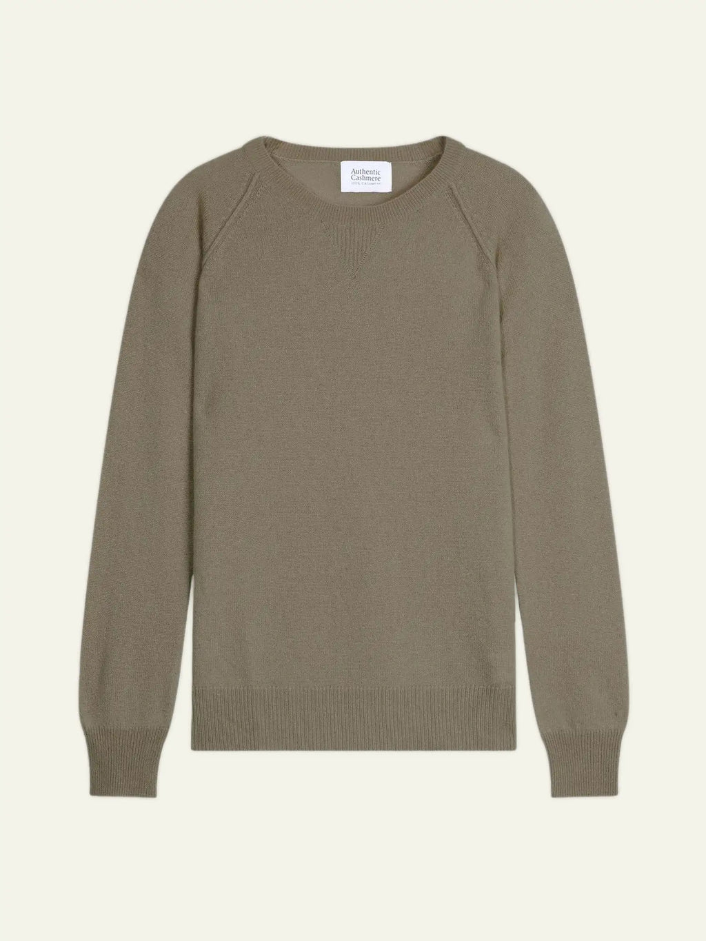 ETRET sweater crew neck army green