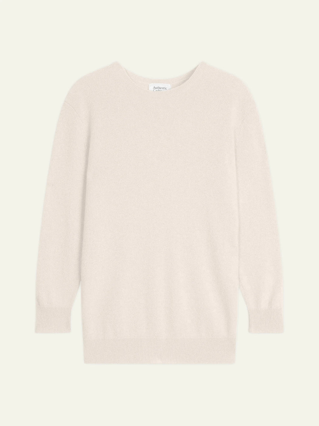 ESTARIS pull col rond boutonné dos ivoire