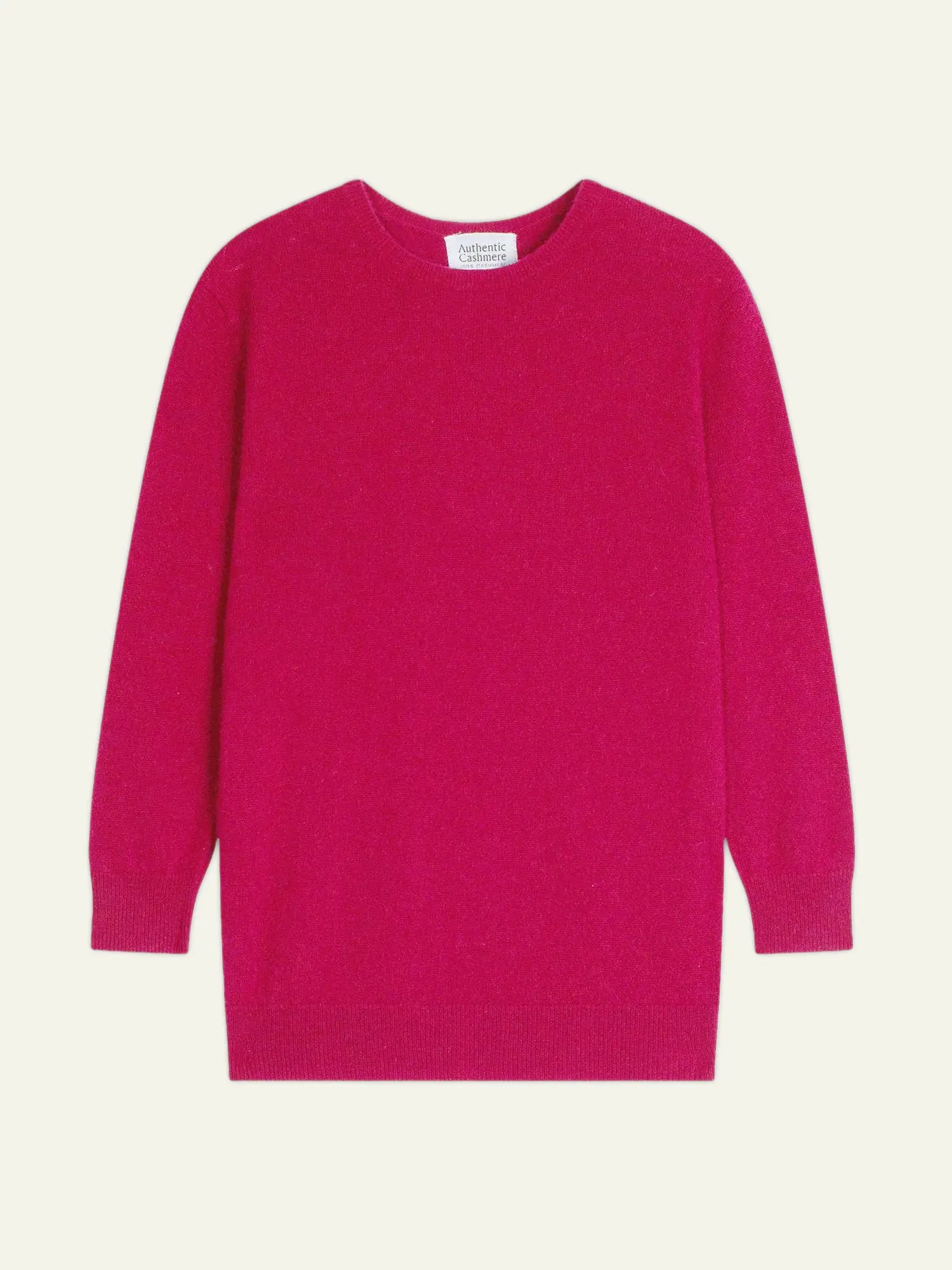 ESTARIS pullover rundhalsausschnitt geknöpft hinten fuchsia