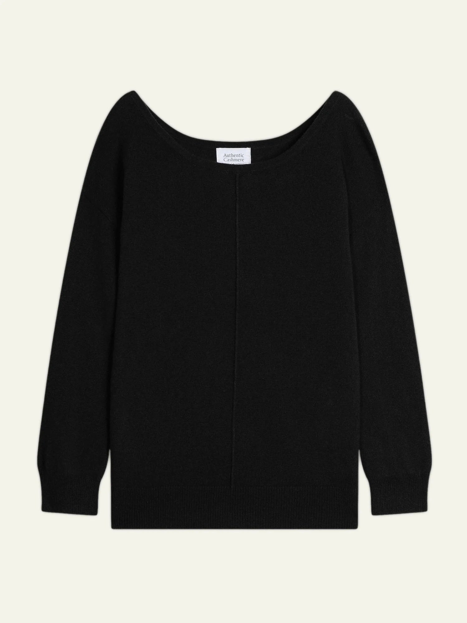 FARAUT pull col bateau noir