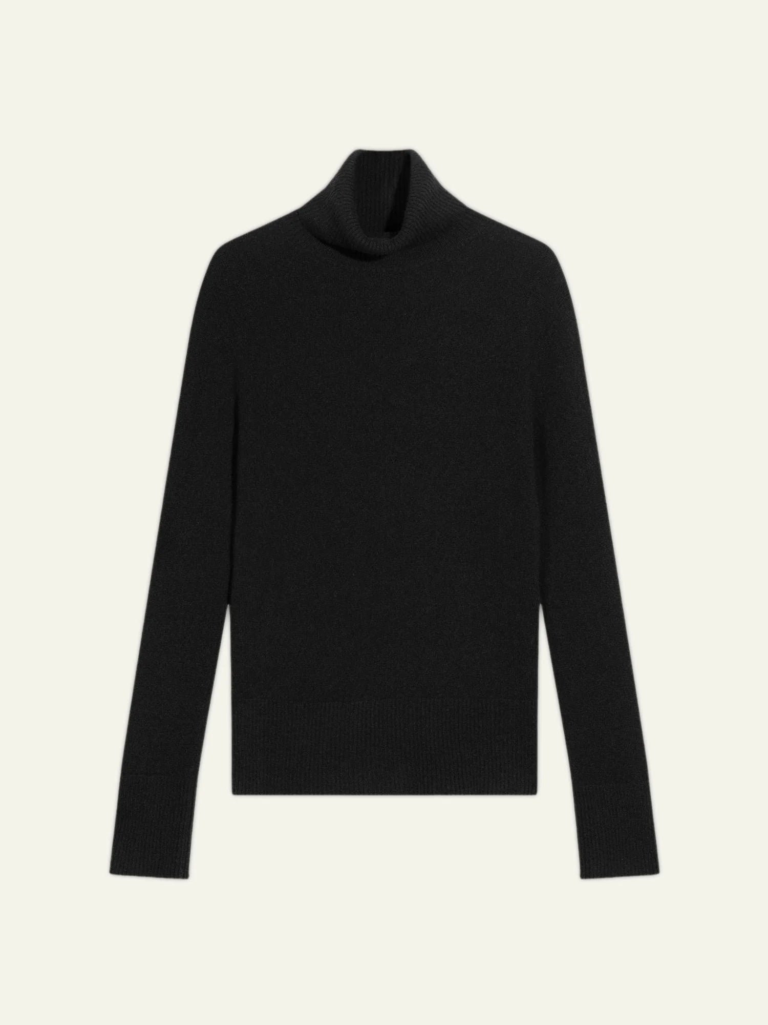 FORNET pull col roulé noir