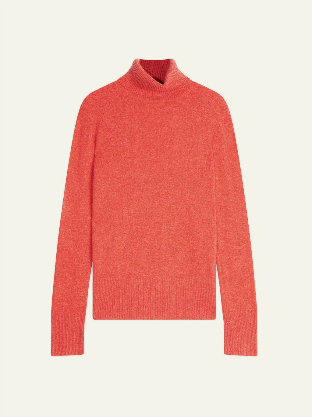 FORNET Pullover Rollkragen Orange meliert