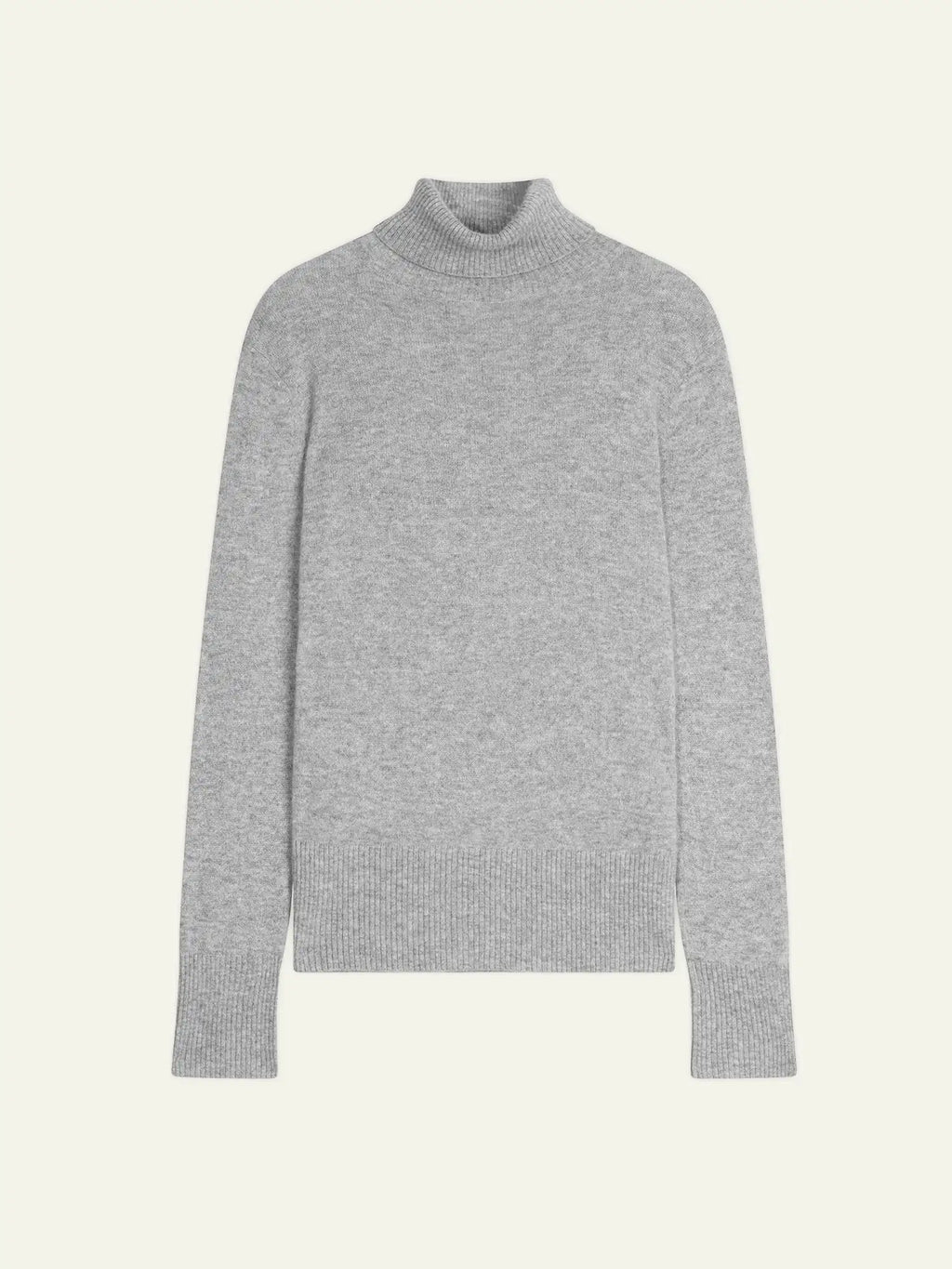 FORNET pull col roulé nuage chiné