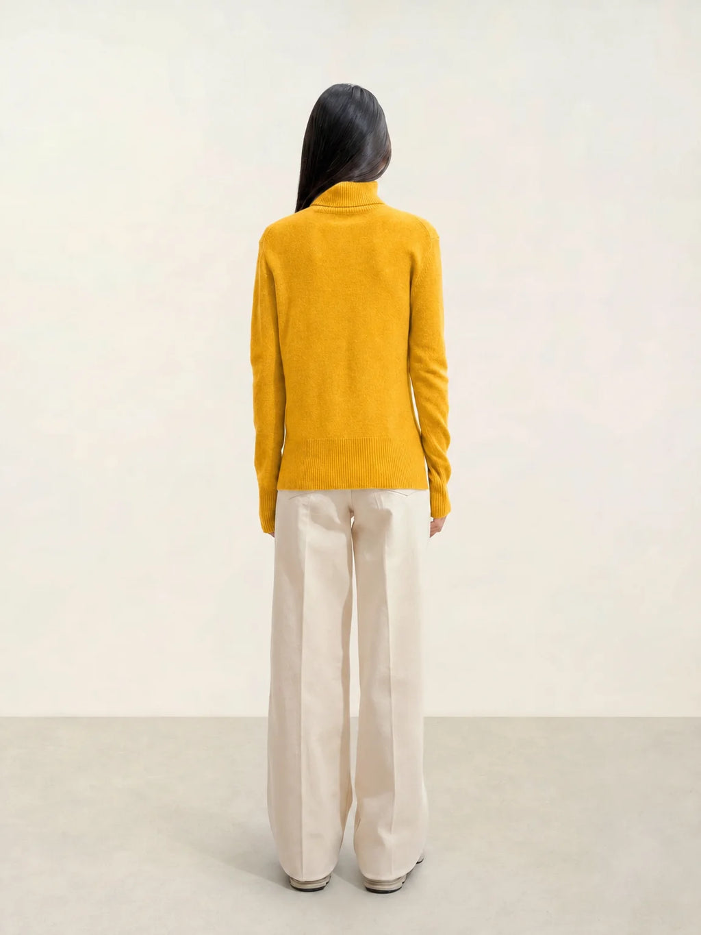 FORNET Sweater Turtleneck Turmeric