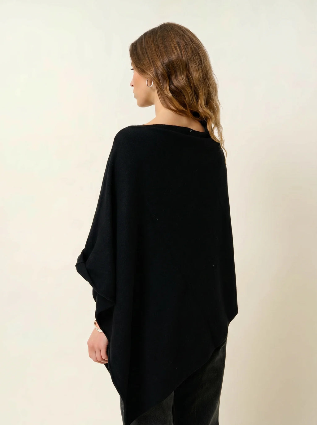 CARRA poncho noir