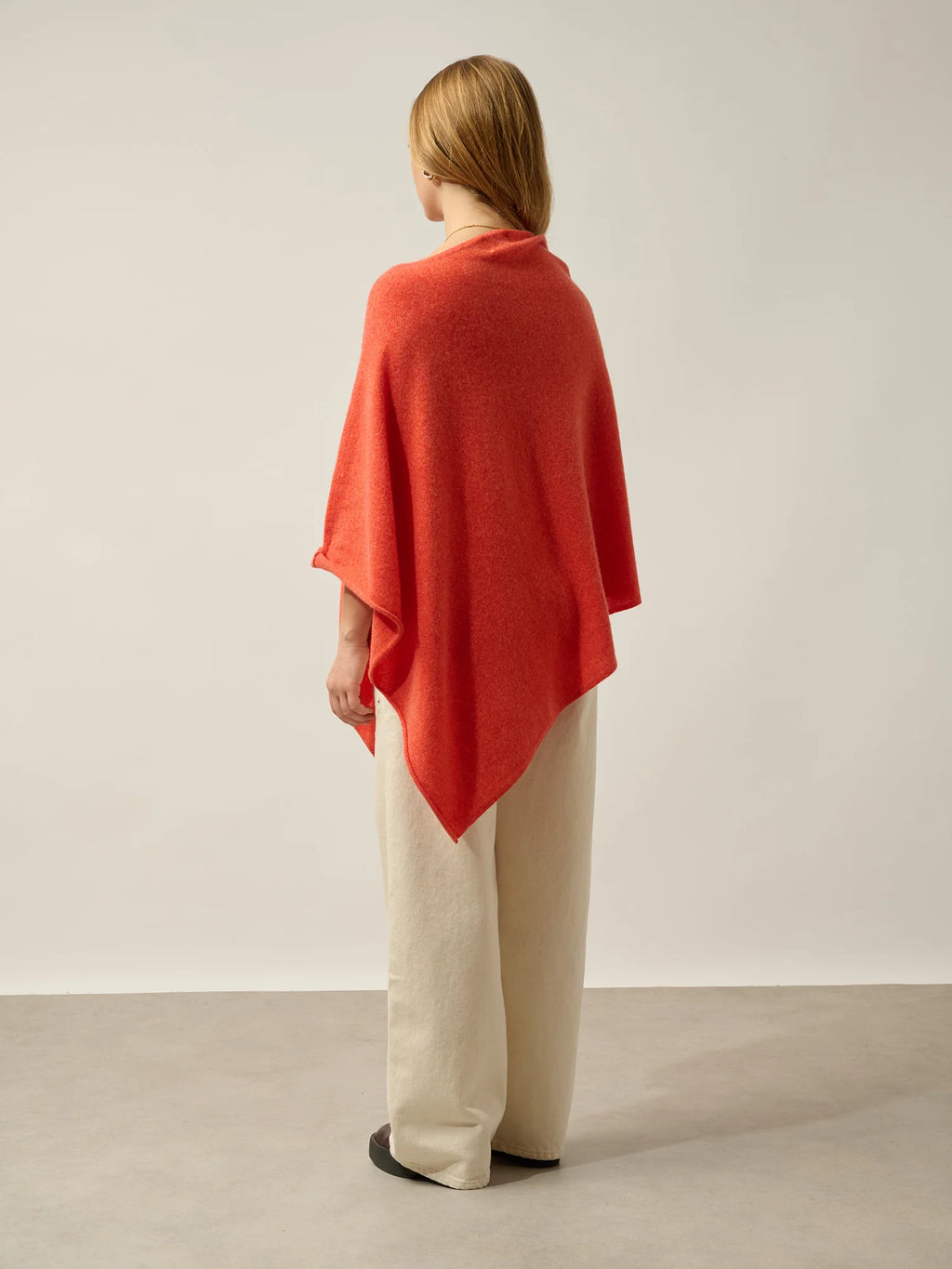 CARRA Poncho Orange meliert