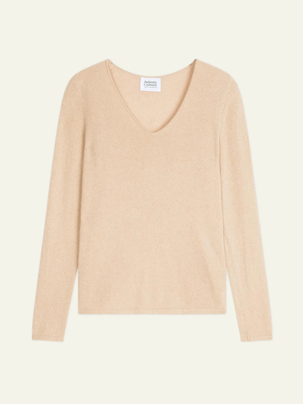 GALISE Pullover V-Ausschnitt Sand
