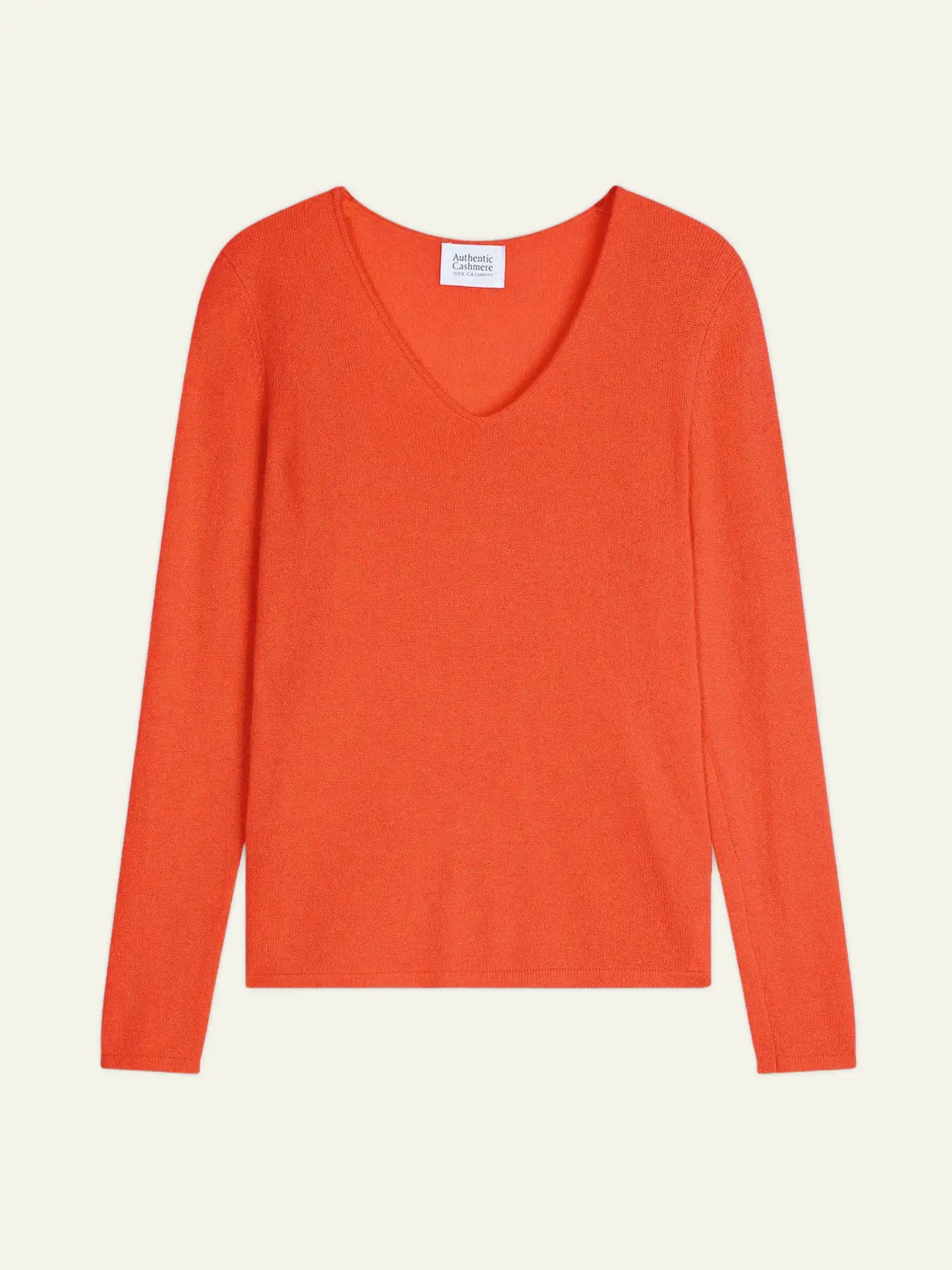 GALISE Pullover V-Ausschnitt Orange