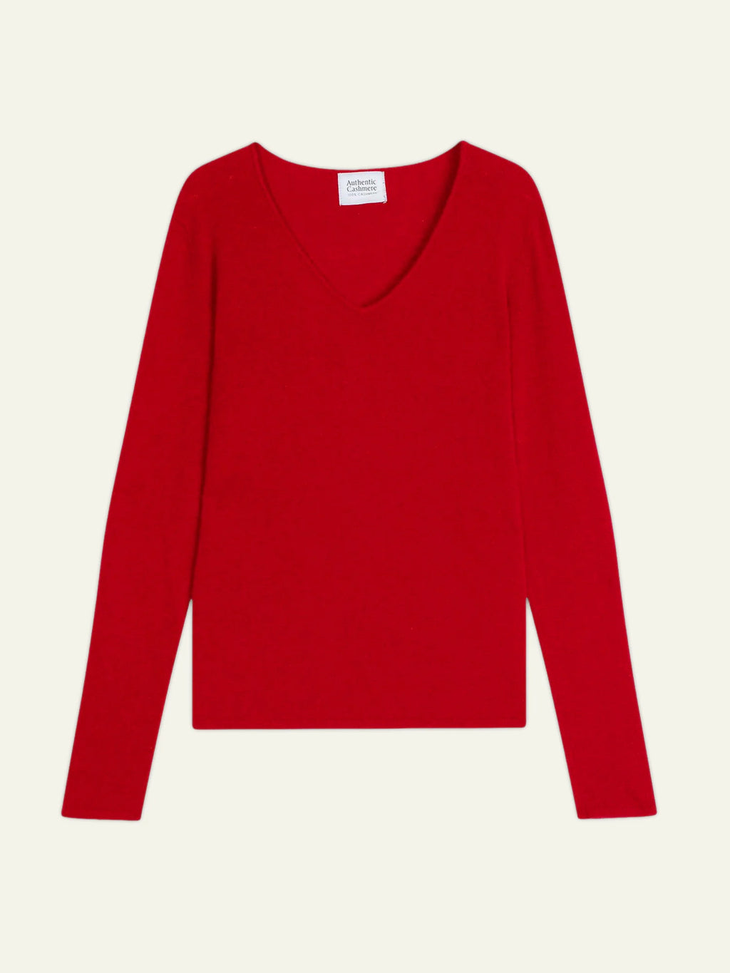 GALISE pull col V rouge