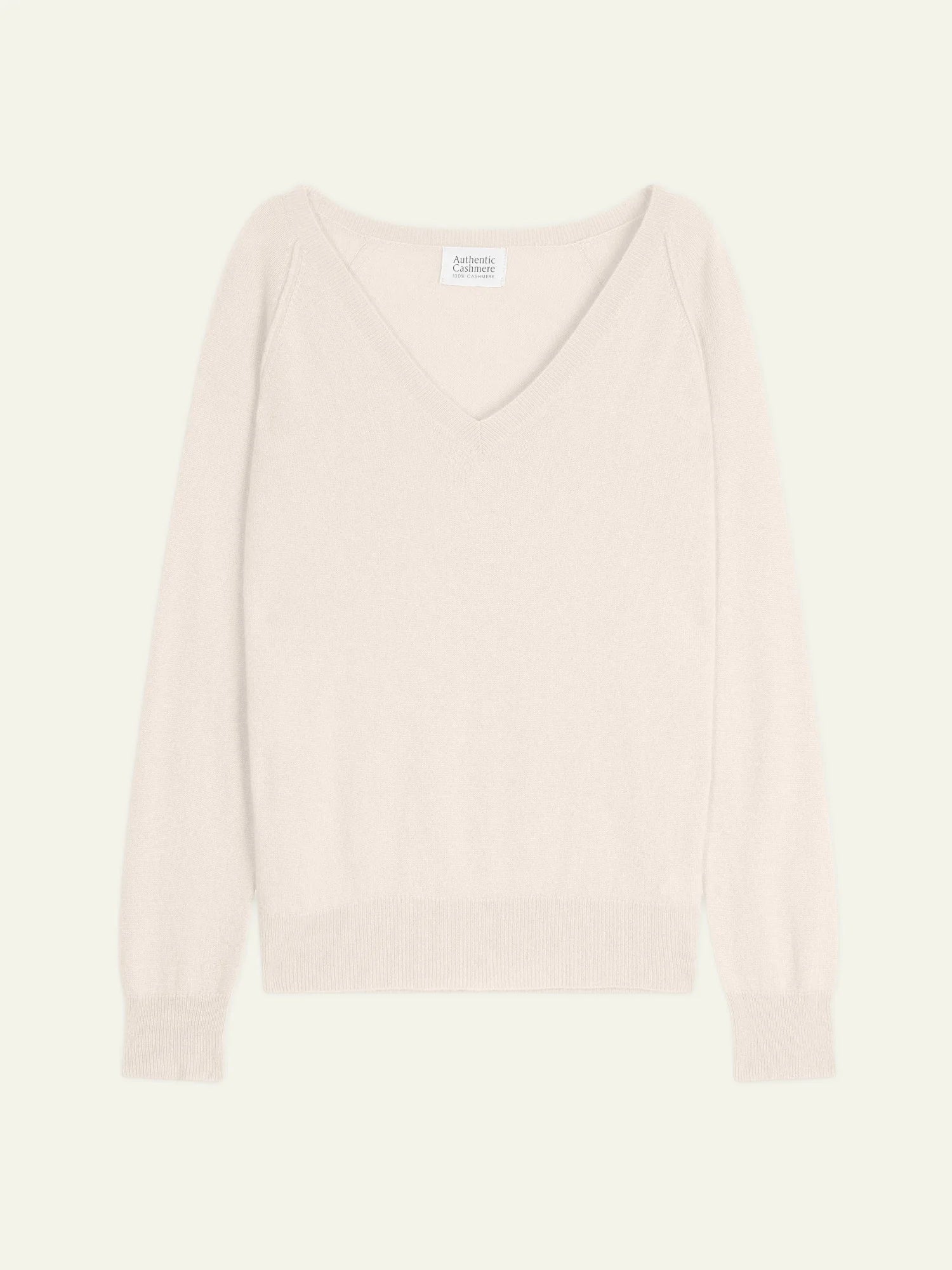 GIUSALET sweater v-neck ivory