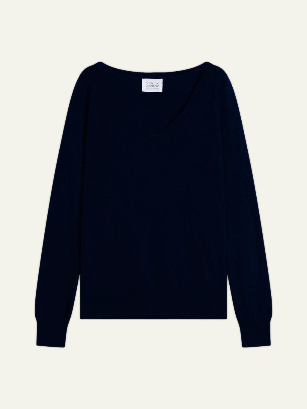 GIUSALET pull col V bleu marine